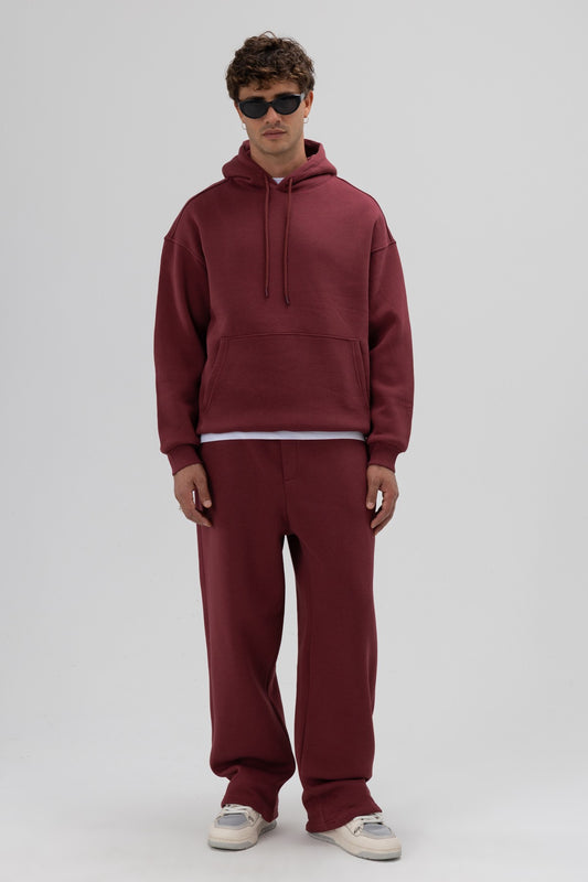 Basic Oversize Kapüşonlu Sweatshirt