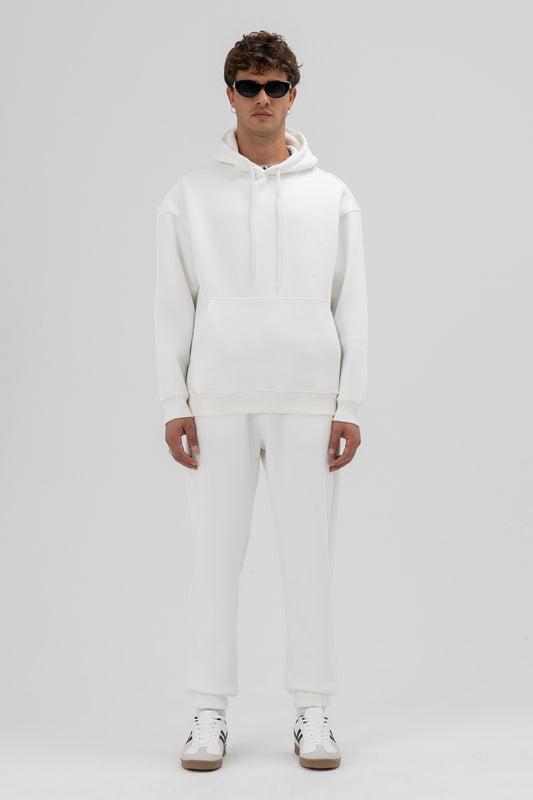 Basic Oversize Kapüşonlu Sweatshirt