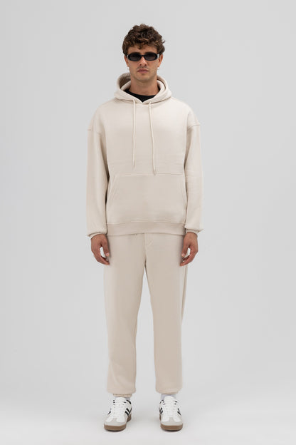 Basic Oversize Kapüşonlu Sweatshirt