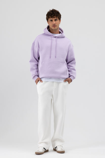 Basic Oversize Kapüşonlu Sweatshirt