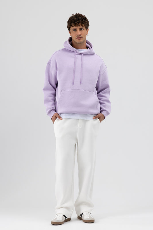 Basic Oversize Kapüşonlu Sweatshirt