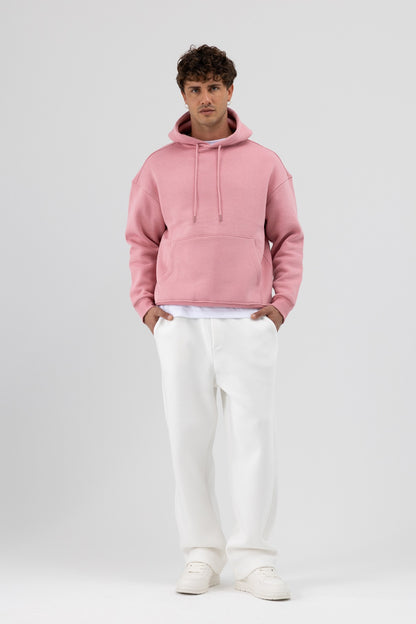 Basic Oversize Kapüşonlu Sweatshirt