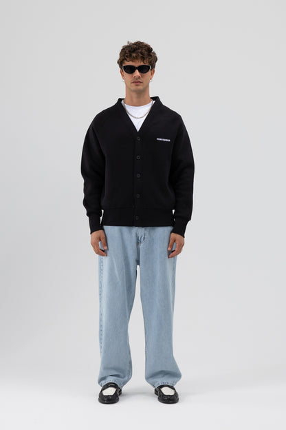 Oversize Düğmeli Sweatshirt