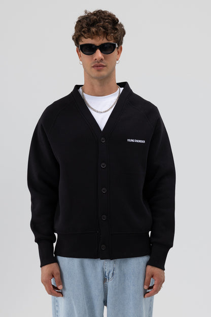 Oversize Düğmeli Sweatshirt