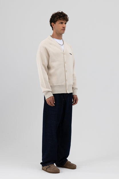 Oversize Düğmeli Sweatshirt