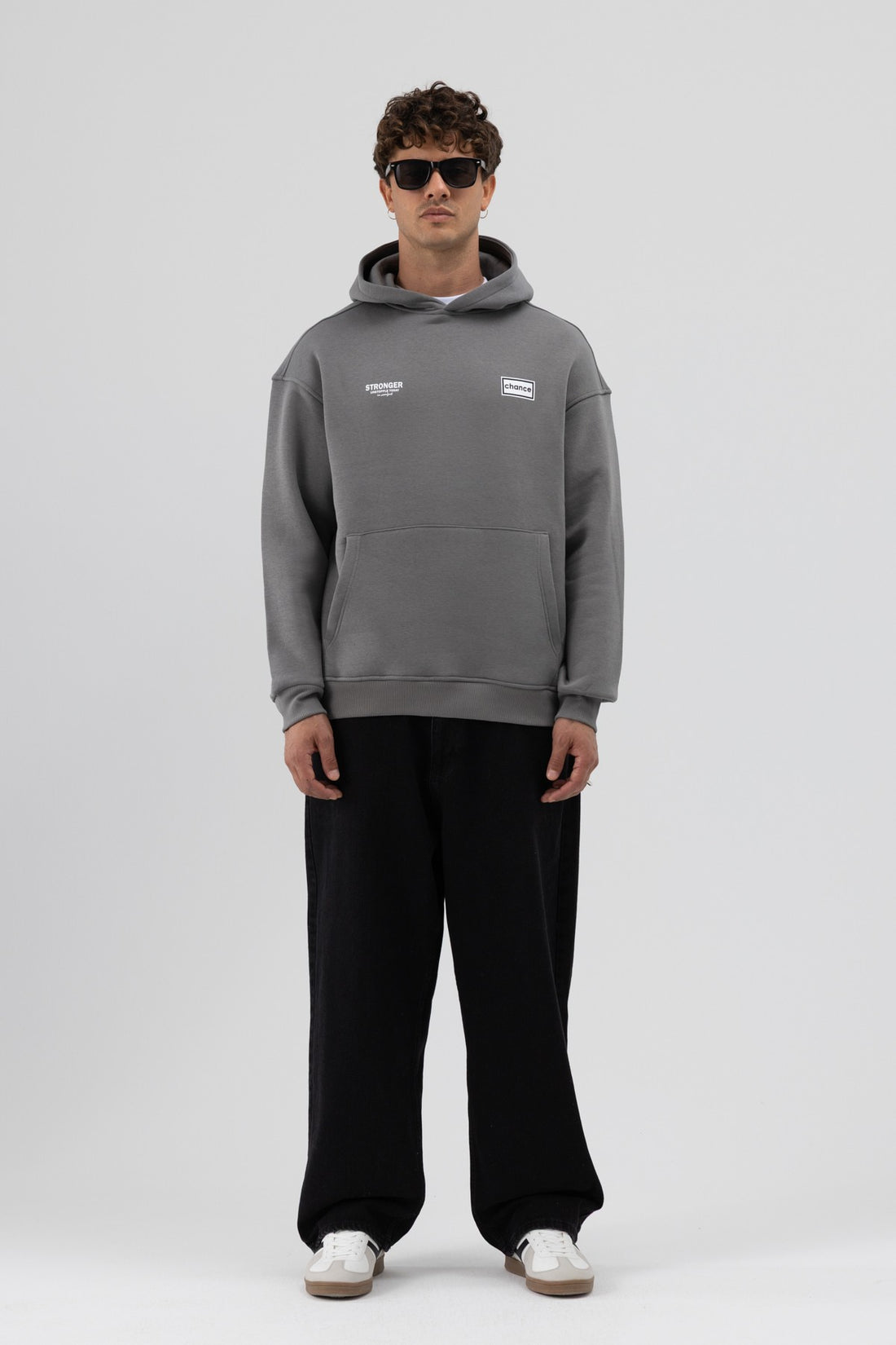 Oversize Arka Baskılı Sweatshirt