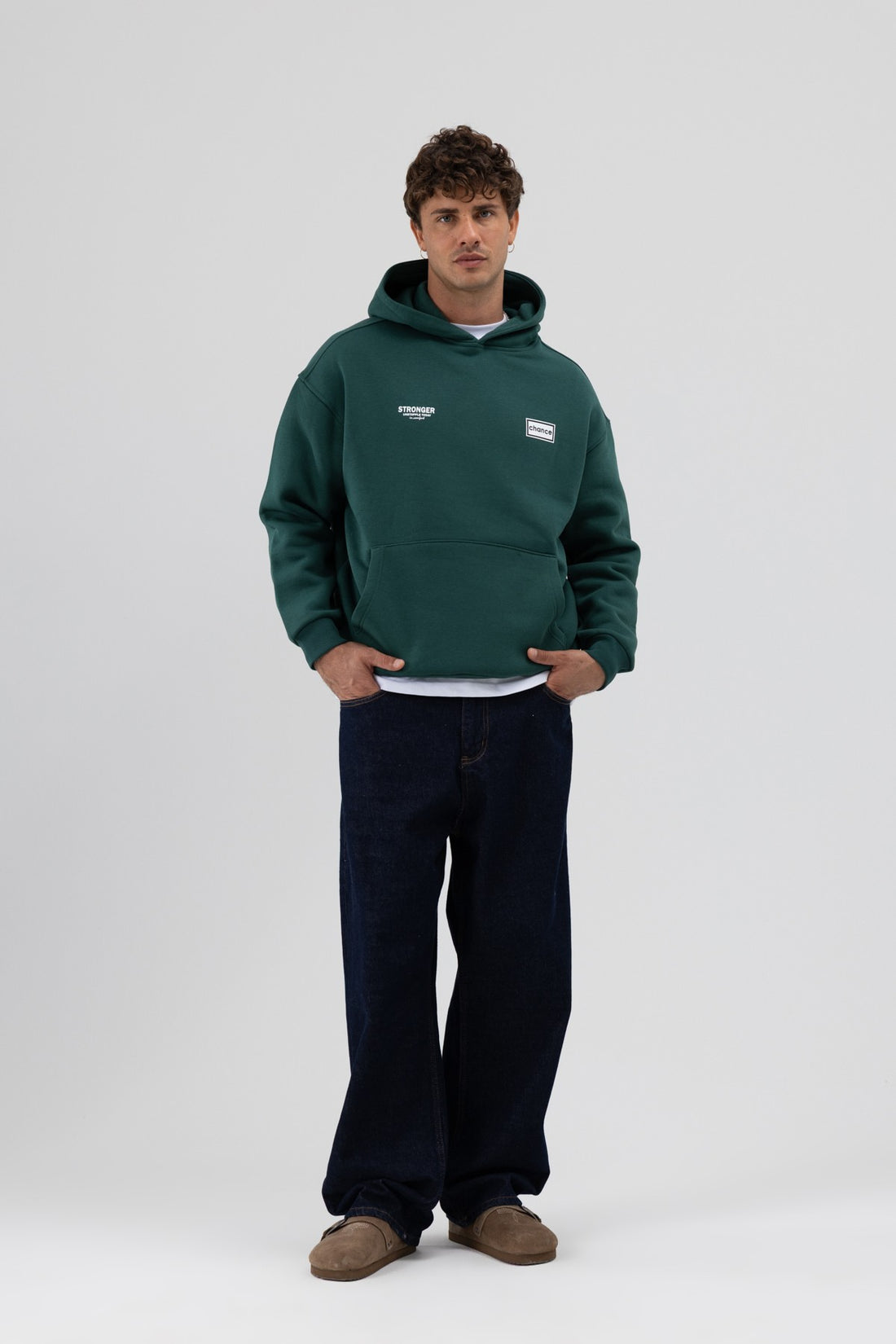 Oversize Arka Baskılı Sweatshirt