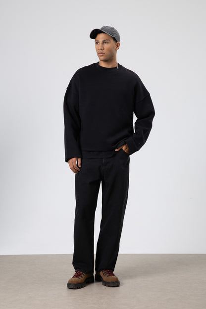 Boxy Fit Basic Sweatshirt