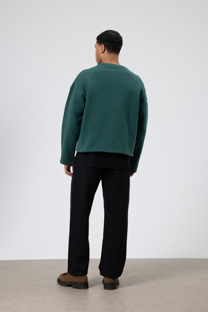 Boxy Fit Basic Sweatshirt