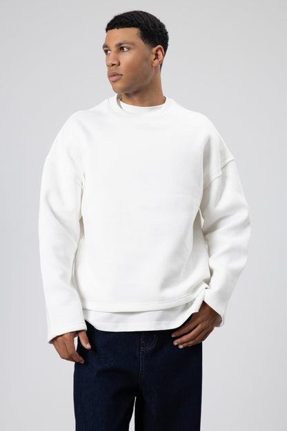 Boxy Fit Basic Sweatshirt