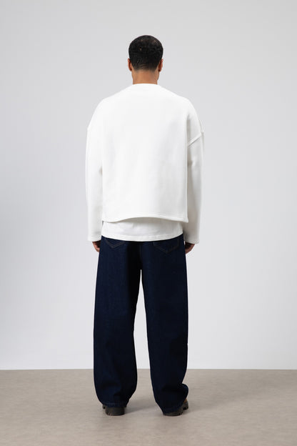 Boxy Fit Basic Sweatshirt
