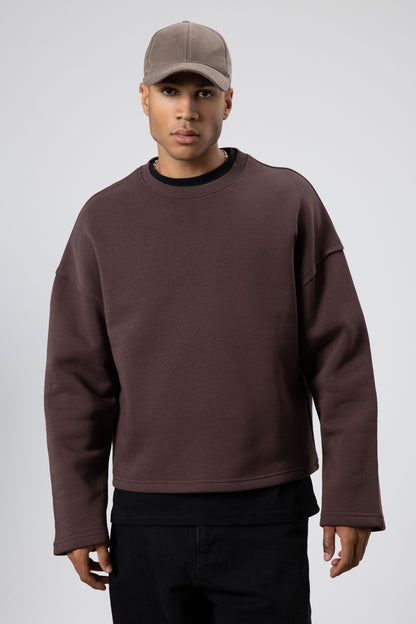 Boxy Fit Basic Sweatshirt