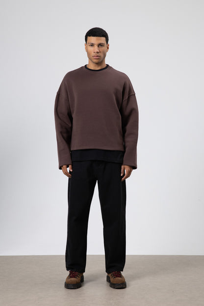 Boxy Fit Basic Sweatshirt