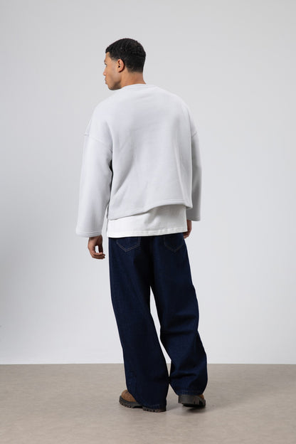Boxy Fit Basic Sweatshirt