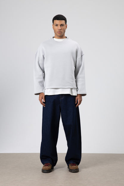 Boxy Fit Basic Sweatshirt