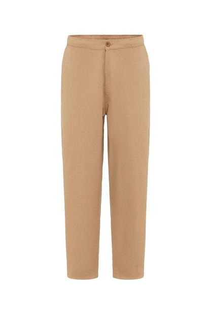 Yıkamalı Gabardin Baggy Pantolon