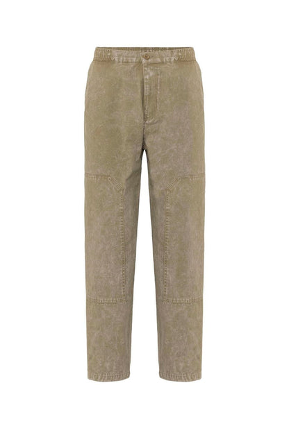 Yıkamalı Baggy Gabardin Pantolon
