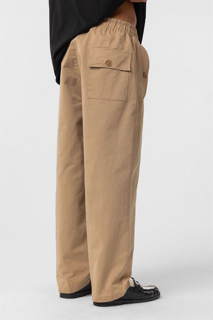 Bağcıklı Baggy Gabardin Pantolon