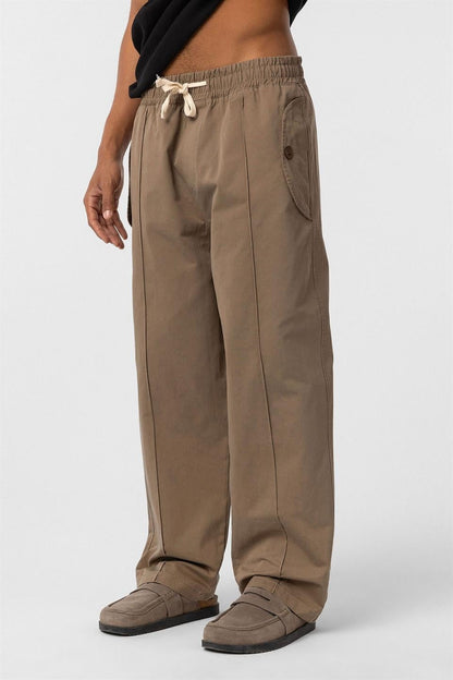 Bağcıklı Baggy Gabardin Pantolon