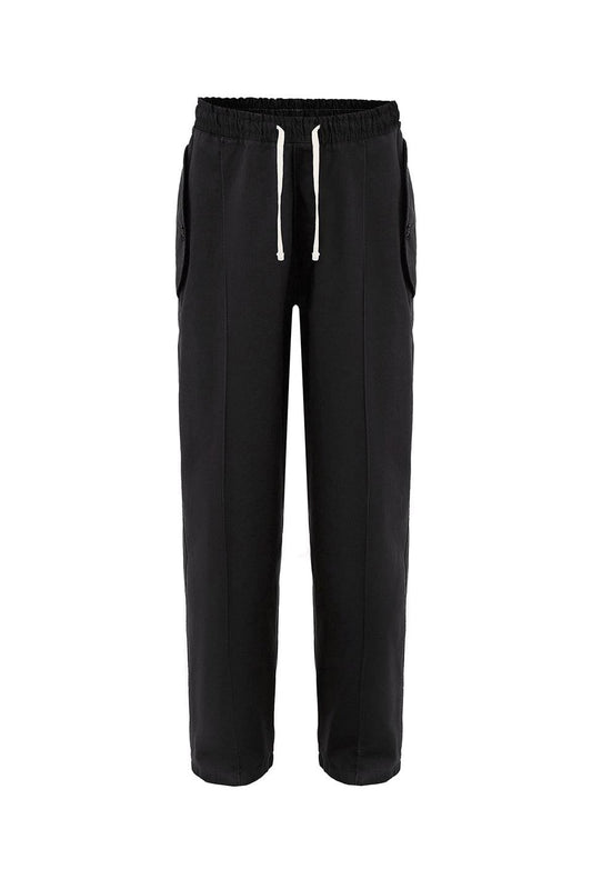 Bağcıklı Baggy Gabardin Pantolon