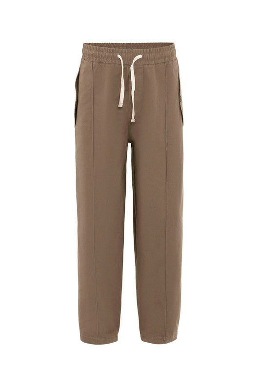 Bağcıklı Baggy Gabardin Pantolon