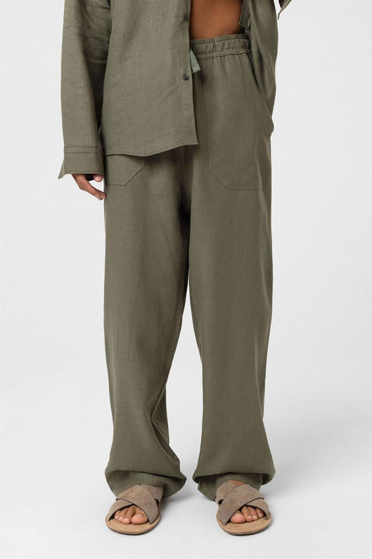 Baggy Keten Pantolon
