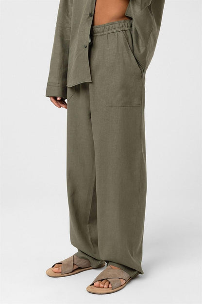 Baggy Keten Pantolon