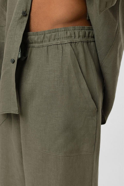 Baggy Keten Pantolon