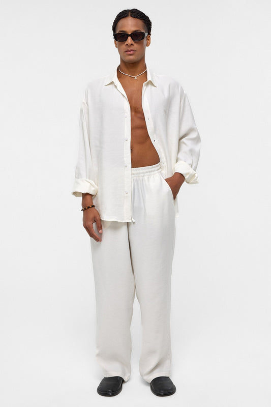 Baggy Fit Modal Kumaş Pantolon