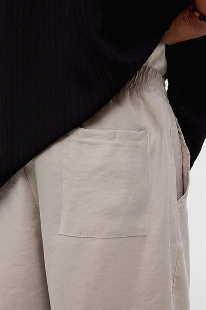 Oversize Modal Kumaş Bermuda Şort