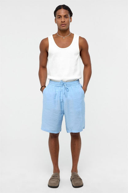 Oversize Modal Kumaş Bermuda Şort