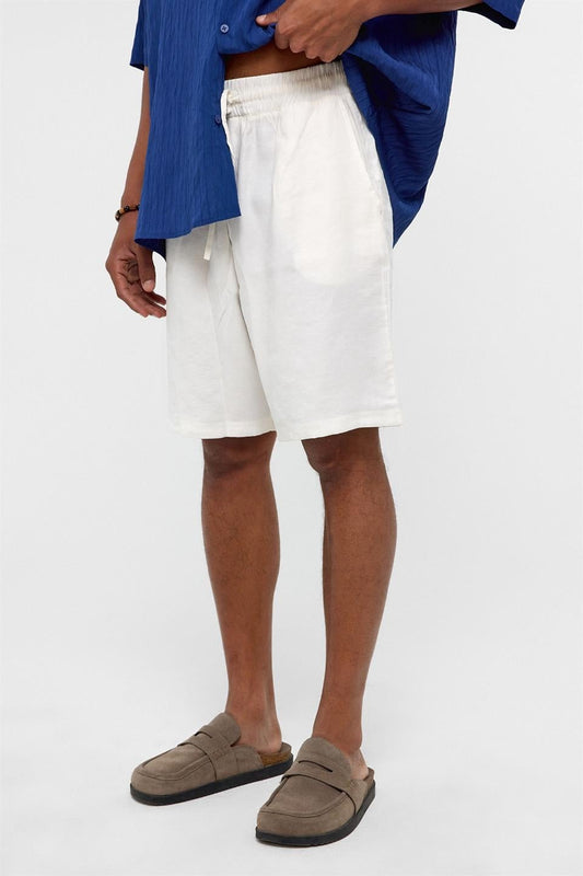 Oversize Modal Kumaş Bermuda Şort