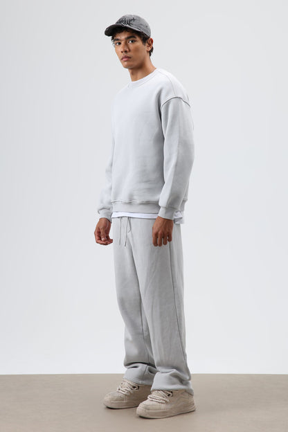 Yıkamalı Baggy Eşofman Alt