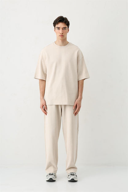 Baggy Fit Yıkamalı Eşofman Alt