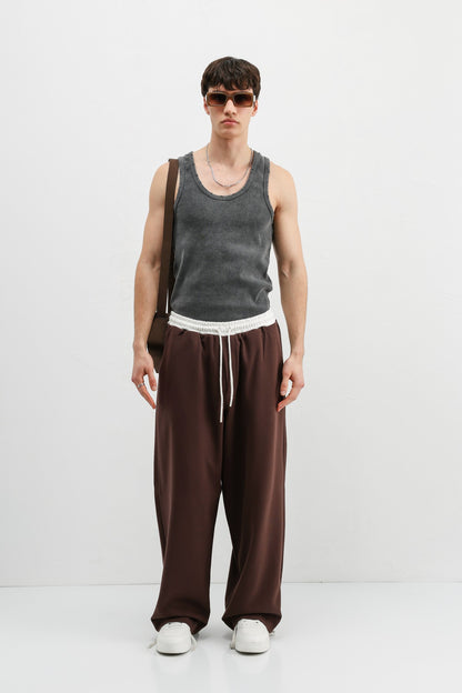 Baggy Fit Eşofman Alt V80-41