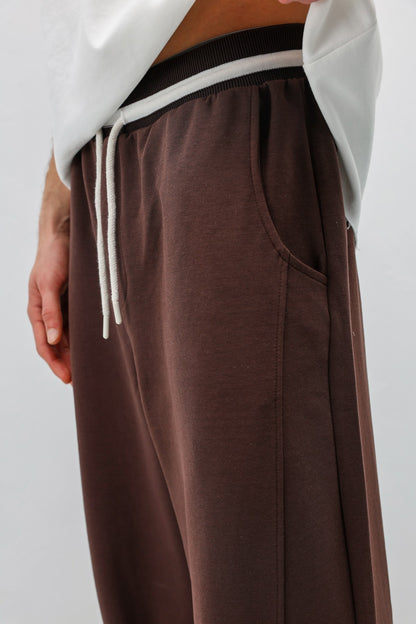 Bağcıklı Baggy Fit Eşofman Alt