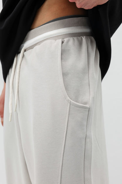 Bağcıklı Baggy Fit Eşofman Alt