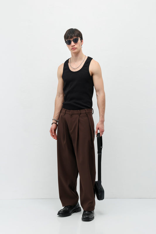 Barrel Fit Tailored Pantolon