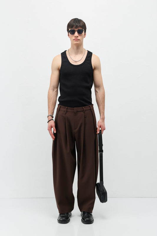Barrel Fit Tailored Pantolon