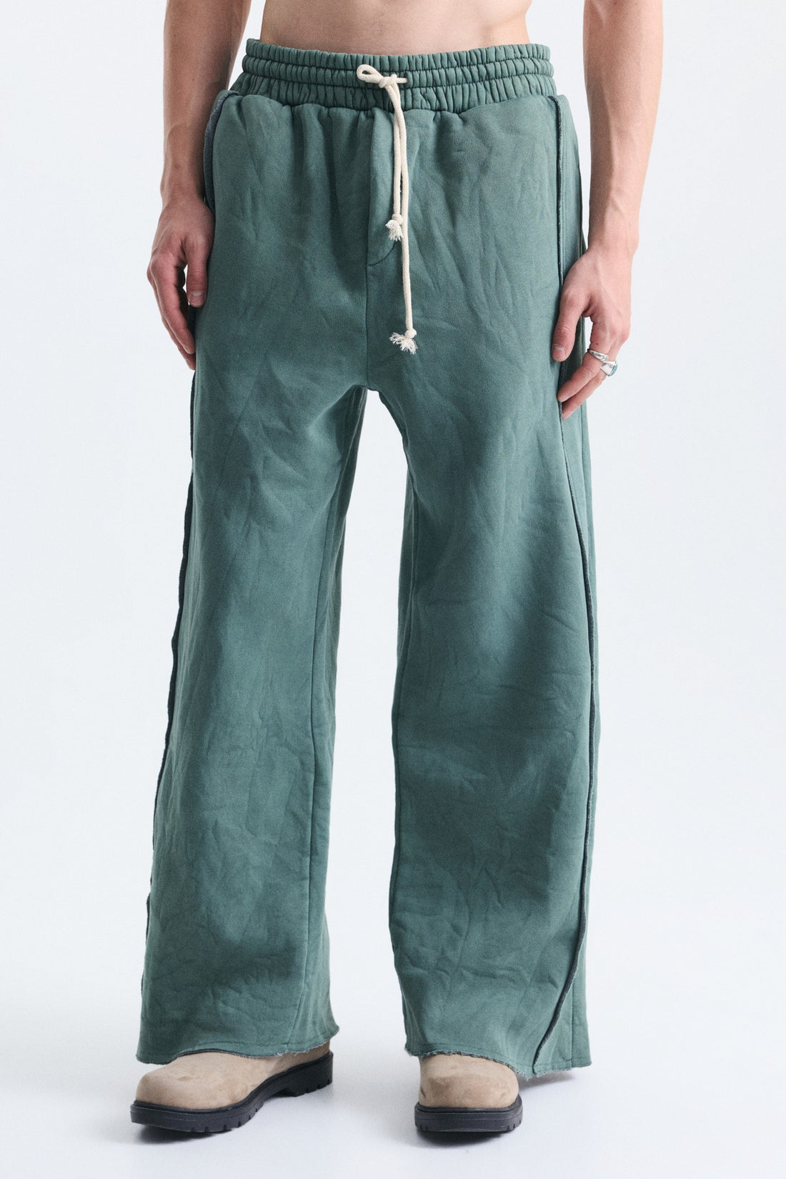 Super Baggy Şerit Detaylı Eşofman Altı