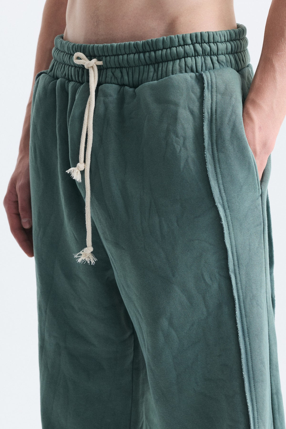 Super Baggy Şerit Detaylı Eşofman Altı