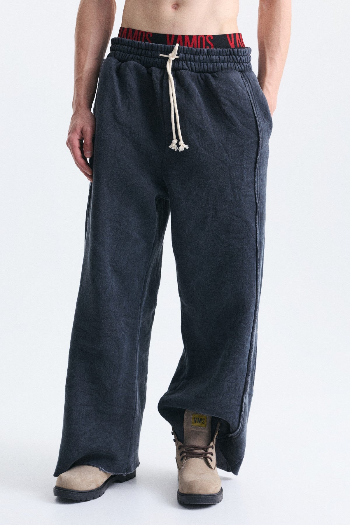 Super Baggy Şerit Detaylı Eşofman Altı
