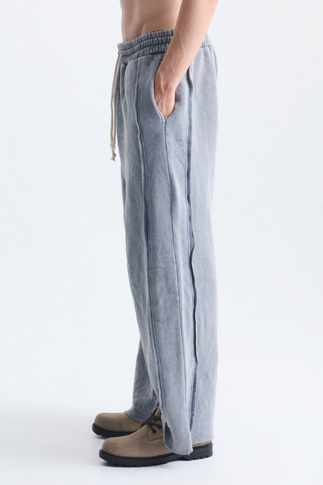 Super Baggy Şerit Detaylı Eşofman Altı