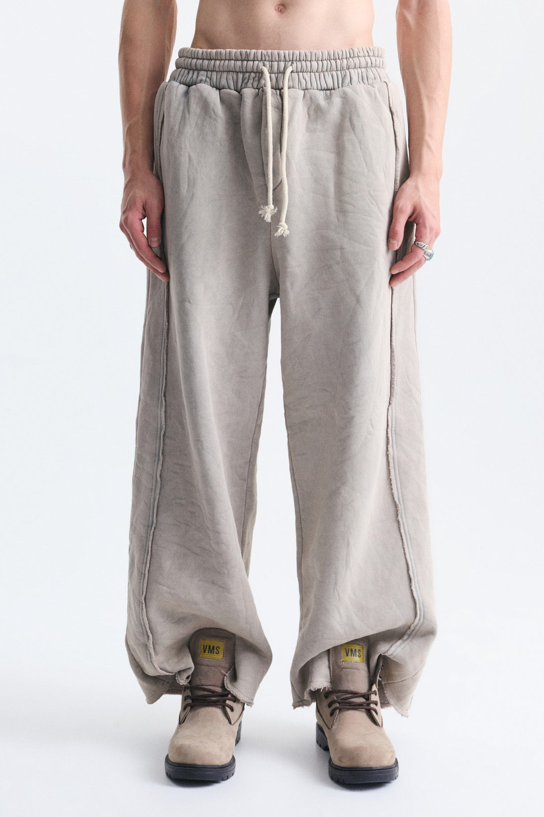Super Baggy Şerit Detaylı Eşofman Altı