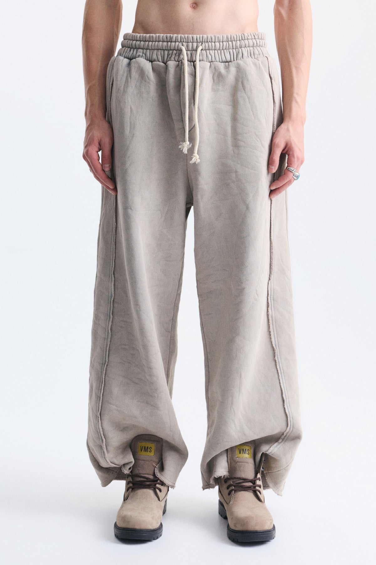 Super Baggy Şerit Detaylı Eşofman Altı