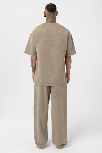 Yıkamalı Oversize Eşofman Takım