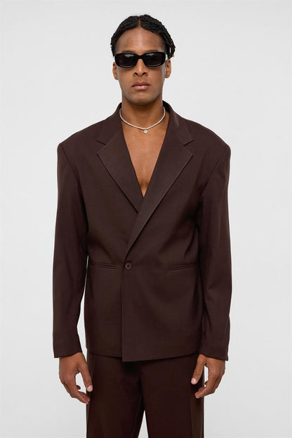 Tek Düğme Oversize Takım Elbise