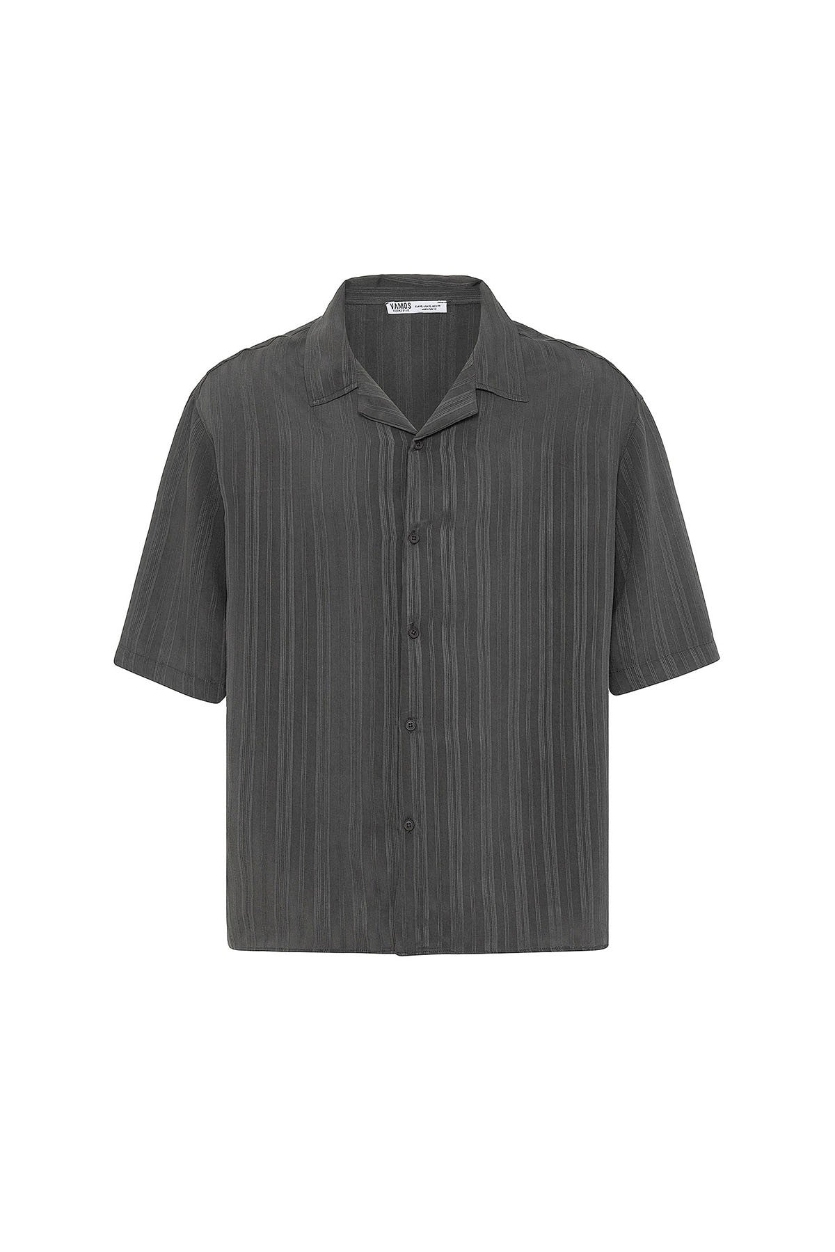 Oversize Modal Kumaş Şort Gömlek Takım