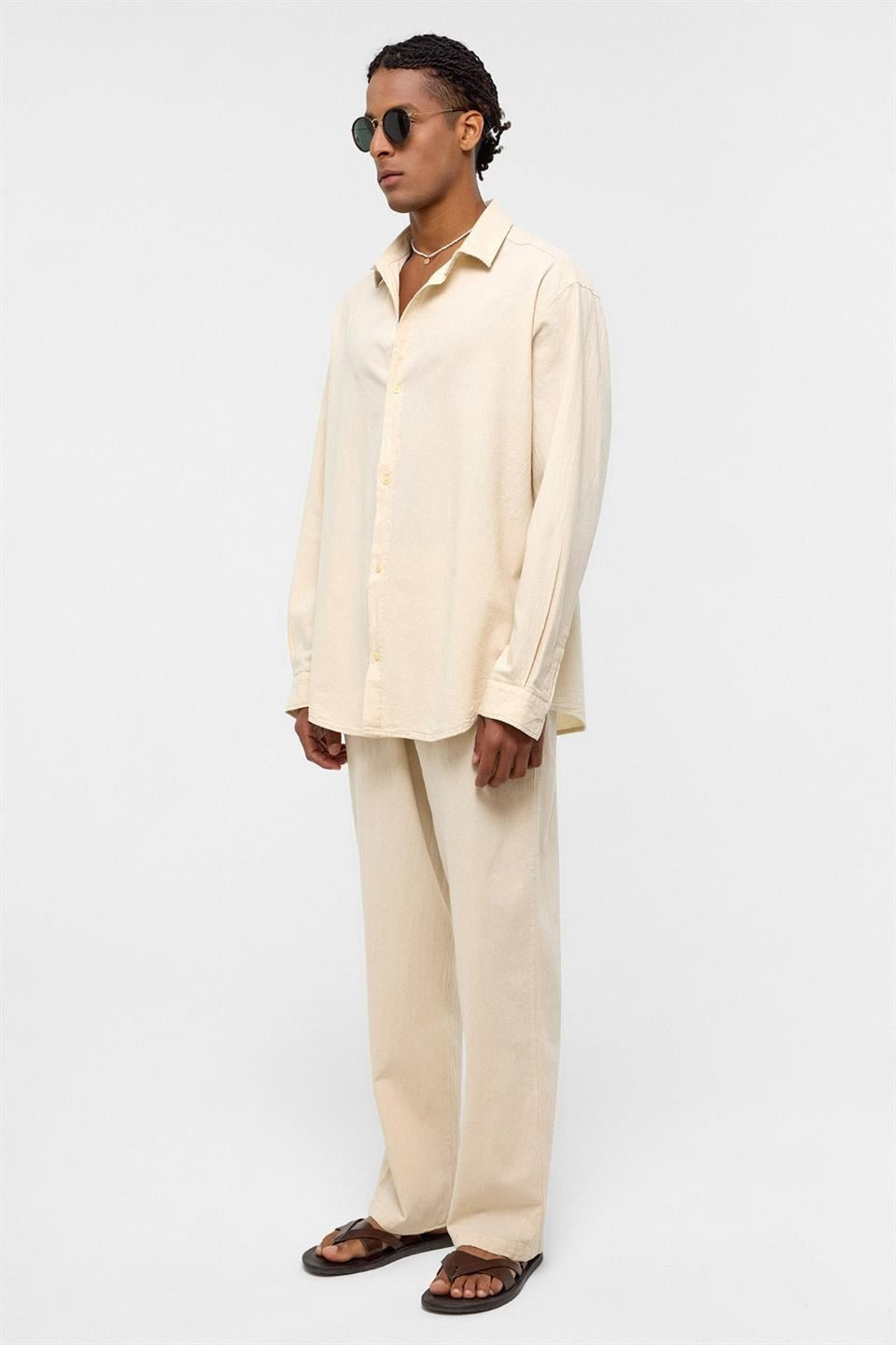Basic Oversize Keten Takım