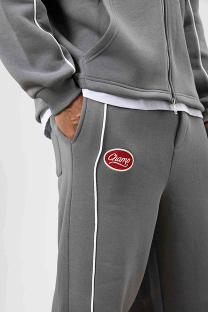 Çizgi Detaylı Oversize Eşofman Takım